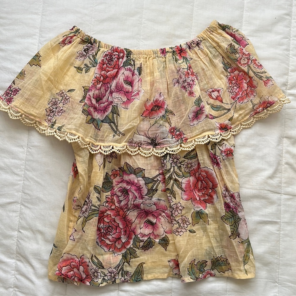 Billabong off the shoulder top